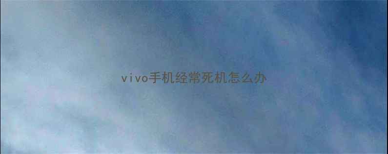 图片 vivo手机经常死机怎么办