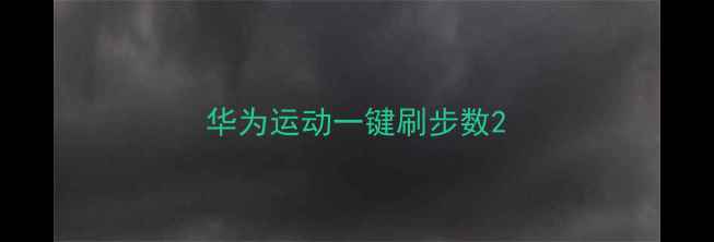 图片 华为运动一键刷步数2