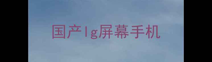 国产lg屏幕手机