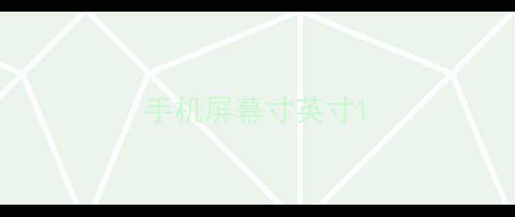 图片 手机屏幕寸英寸1