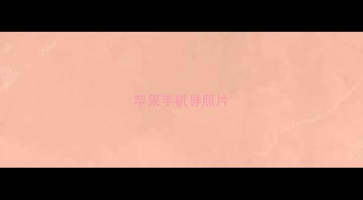 图片 苹果手机导照片
